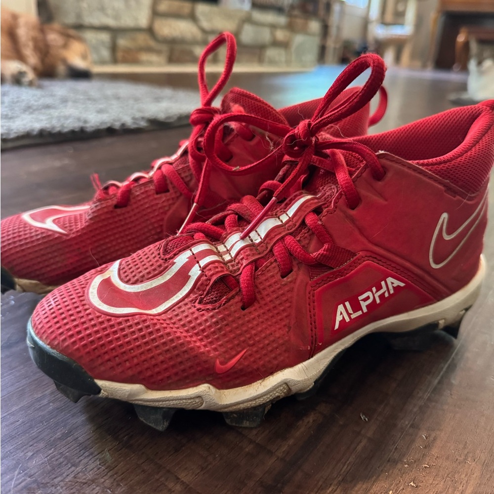 Nike Red Football Cleats